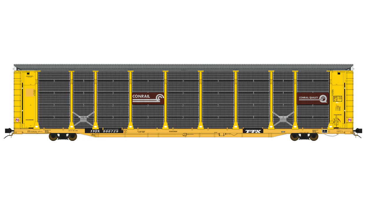 Class One Model Works FC00641 Thrall 20-2 Autorack - Type C - Conrail TTQX #802457 HO Scale
