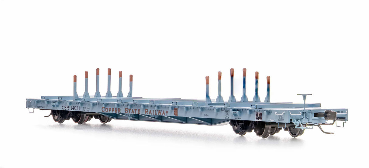 HomeShops HFF-011-001 CSR 14017 - HO-Scale Copper State Railway ScaleTrains BSC Finger Rack Flatcar