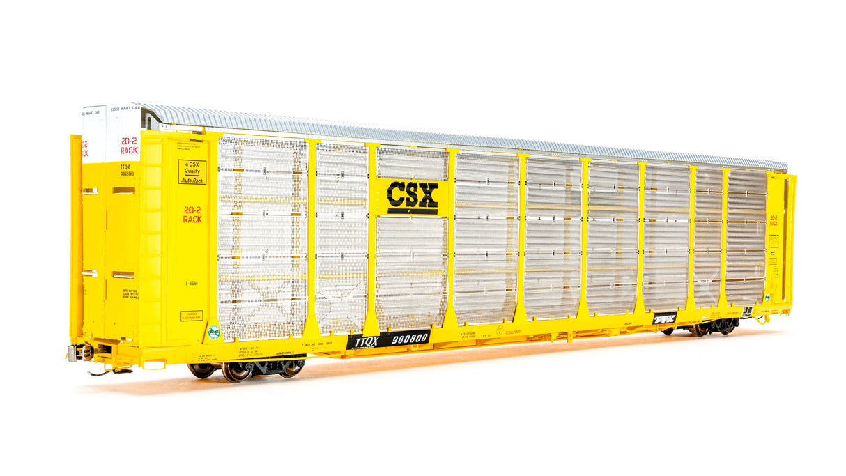 Class One Model Works FC00609 Thrall 20-2 Autorack - Type A - CSX TTQX #900800 HO Scale
