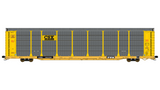 Class One Model Works FC00627 Thrall 20-2 Autorack - Type B - CSX TTQX #802190 HO Scale