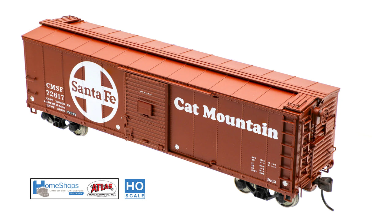 HomeShops HFB-036-001 CMSF - Cat Mountain #72617 Atlas USRA Rebuilt Steel 40' Box Car HO Scale