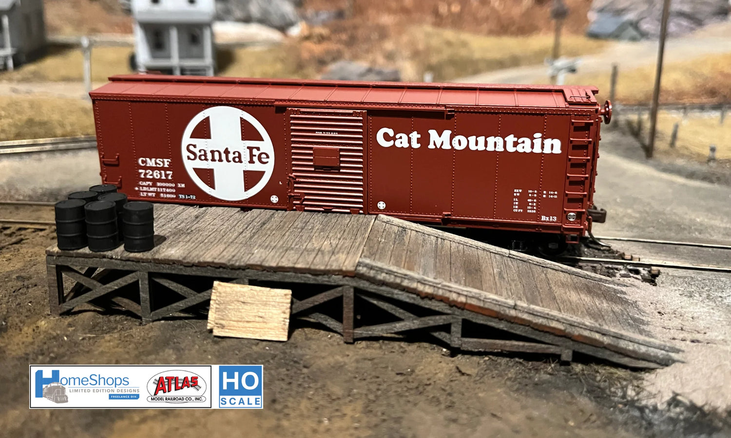 HomeShops HFB-036-004 CMSF - Cat Mountain #72690 Atlas USRA Rebuilt Steel 40' Box Car HO Scale