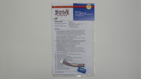 DH126P Digitrax / Economy Mobile Decoder 8-Pin  (Scale = HO)  Part # 245-DH126P