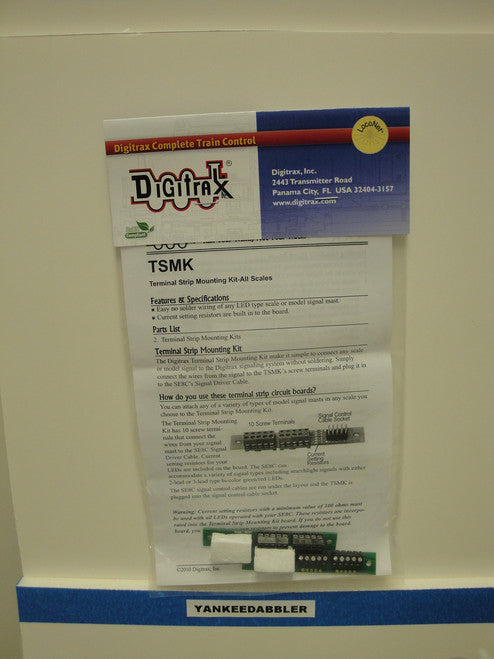 Tsmk☆ TSMK Digitrax Terminal Strip Mounting Kit (Scale = HO) Part # 245