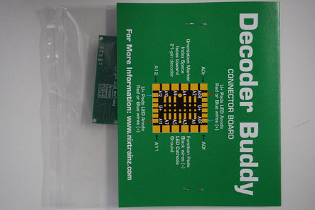 NixTrainz Decoder Buddy Version V5B - NTZ5 motherboard for 21 Pin decoders (Scale=HO) #NIX-DecoderBuddy