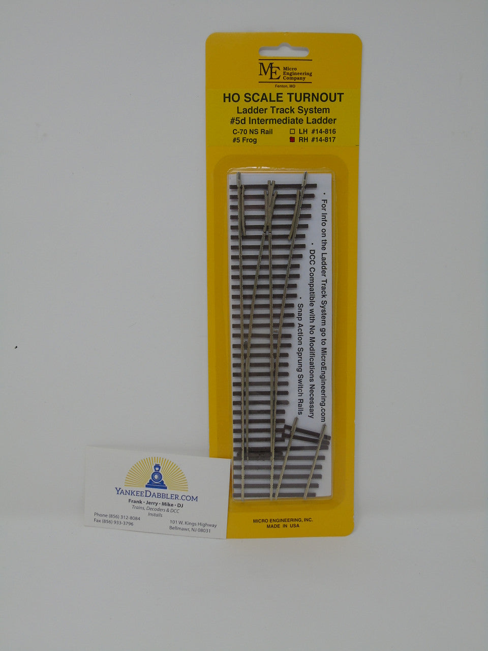 Micro Engineering 14-817 Right Hand Code 70 #5d Intermediate Ladder Turnout - Ladder Track System HO Scale