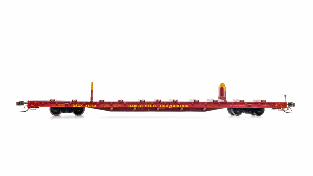 HomeShops HFF-012-002 DSCX 51260 - HO-Scale Davies Steel ScaleTrains BSC Finger Rack Flatcar