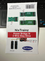 NixTrainz Power Bridge III 2 Wire Stay-Alive Kit