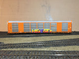 Scaletrains SXT32125 CW Custom Weathered Multi-Max Autorack - BNSF #693970 HO Scale