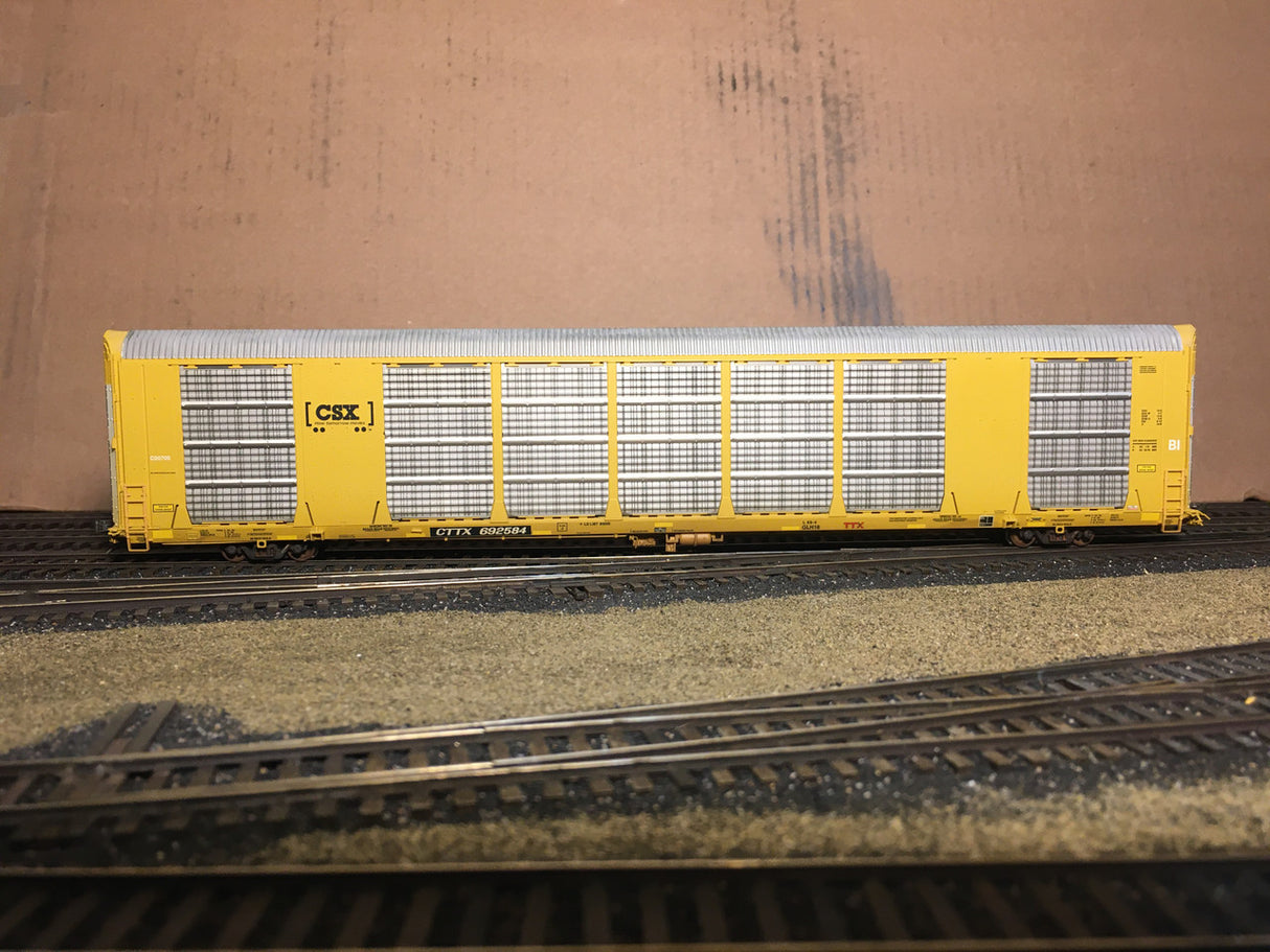 Scaletrains SXT32140 CW Custom Weathered Multi-Max Autorack - CTTX - CSX #692584 HO Scale