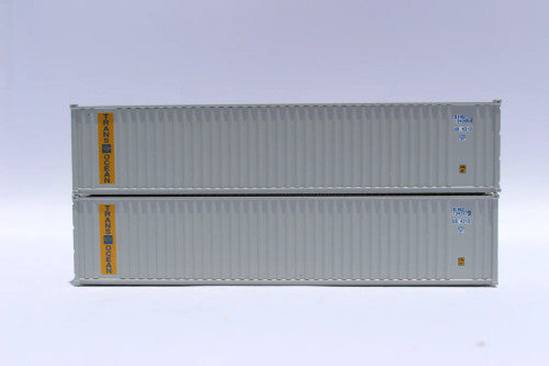 JTC MODEL TRAINS 405524 TransOcean (ex-US Lines) 40' Standard Height 8'6 2-P-44-P-2 Panel side standard wave corrugations containers N Scale