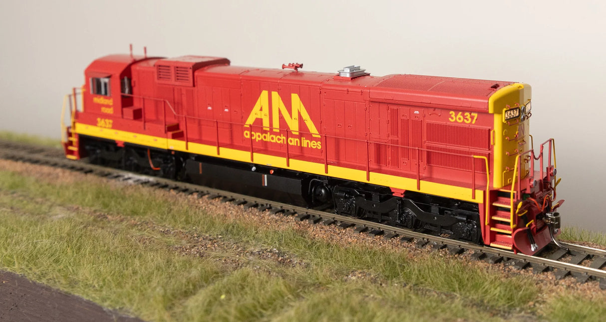 HomeShops AM Allegheny Midland #3630 - HO Scale DCC/Sound Equipped GE C36-7 Locomotive