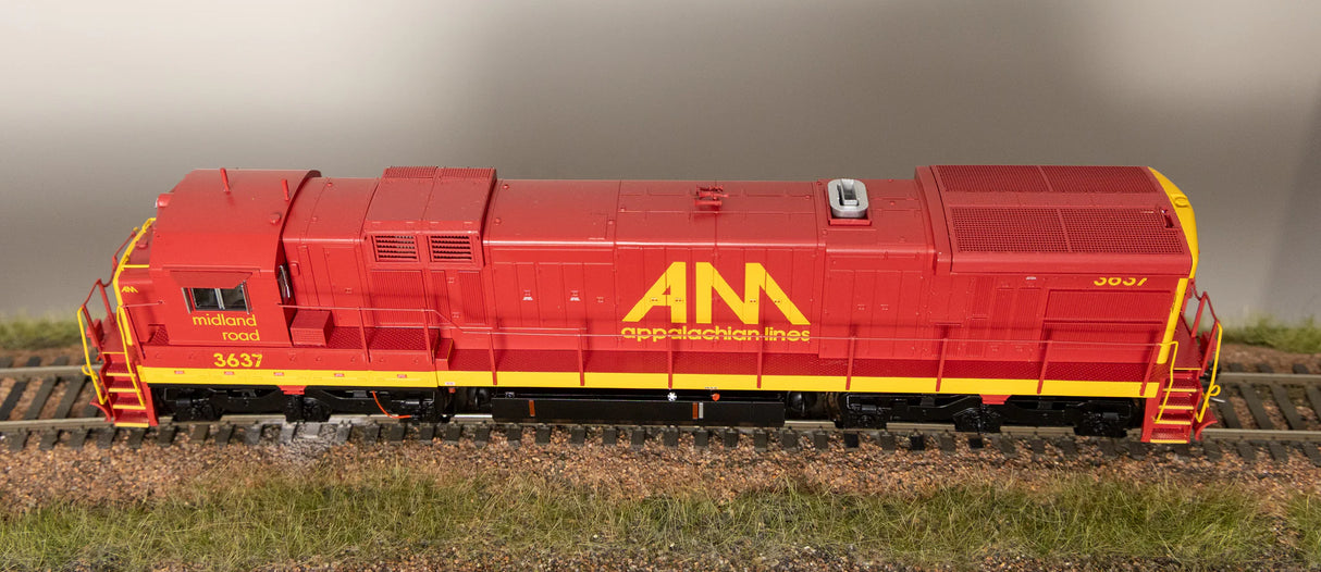 HomeShops AM Allegheny Midland #3630 - HO Scale DCC/Sound Equipped GE C36-7 Locomotive
