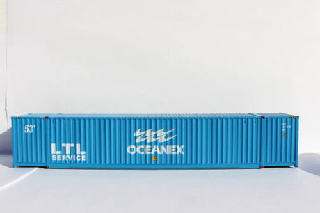 JTC MODEL TRAINS 953036-1 OCEANEX, "large LTL" Ocean 53' (HO Scale 1:87) Single container with IBC castings at 53' corner HO Scale