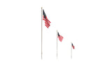 Woodland Scenics 5925 US Flags Poles - Just Plug Value Pack HO or N Scale