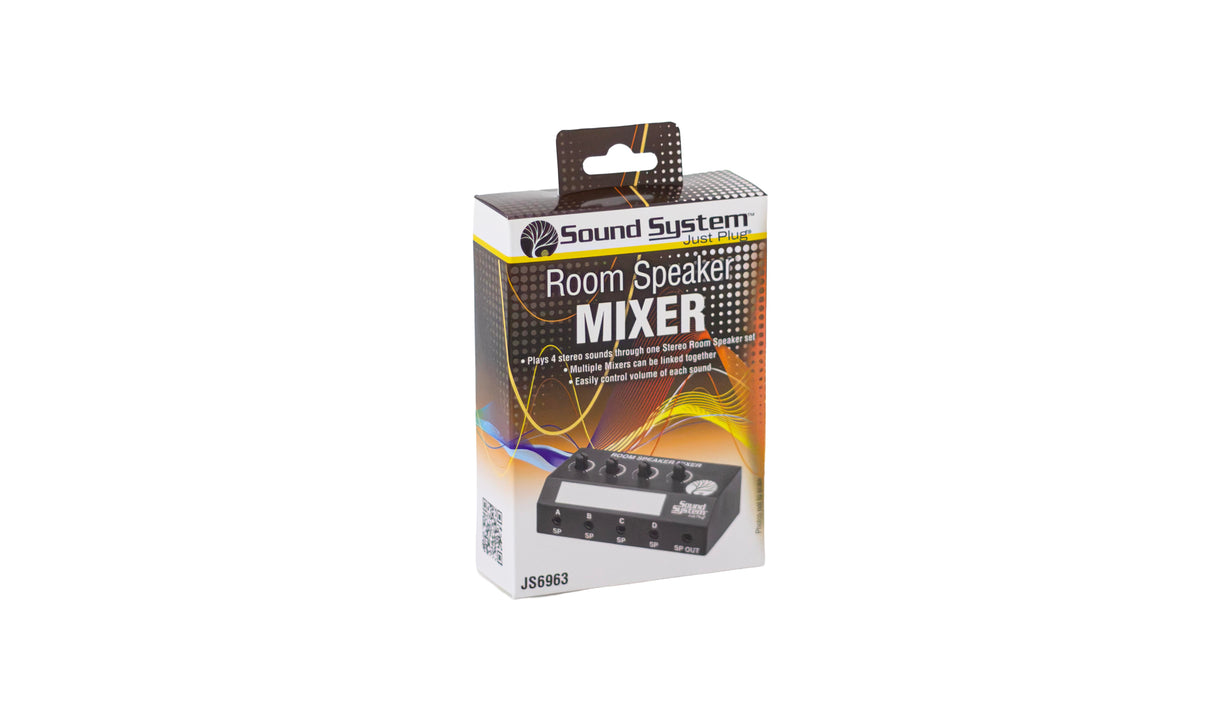 Woodland Scenics JS6963 2 Room Speaker Mixer for Sound Hub Just Plug All Scale