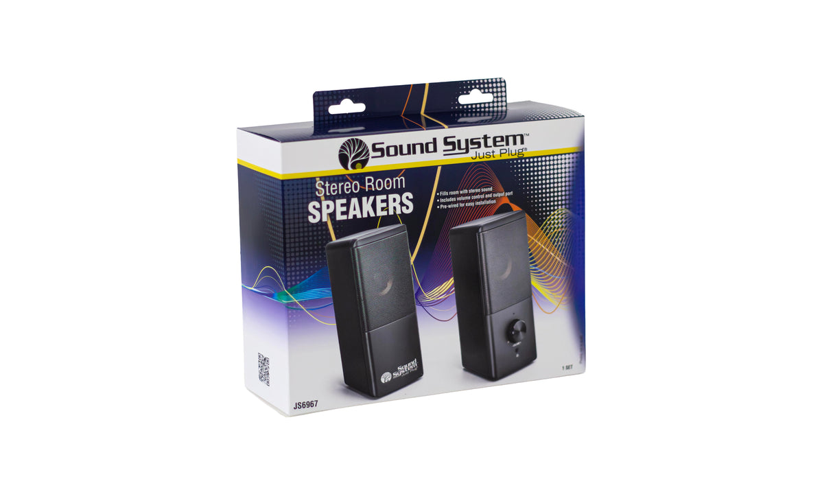 Woodland Scenics JS6967 Stereo Room Speakers (L & R) for Sound Hub Just Plug All Scale