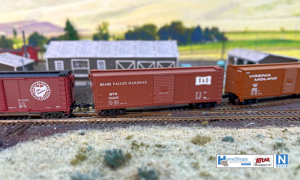 HomeShops NFB-007-002 VMR - Miami Valley Railroad #30259 Atlas USRA Rebuilt Steel 40' Box Car N Scale