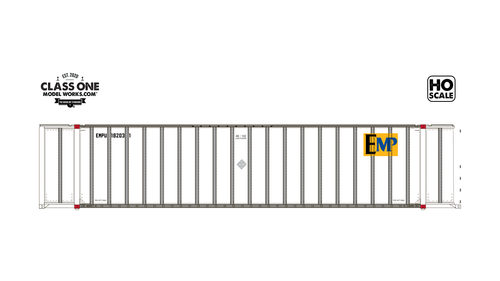 ClassOneModelWorks CT00105 2 pack Monon 48′ Exterior Post – Equipment Management Pool EMPU #882015 / 882193 HO Scale