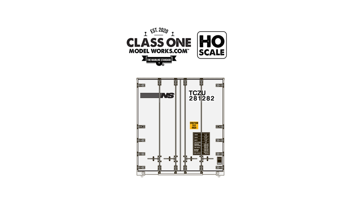 ClassOneModelWorks CT00317 Monon 48′ Exterior Post – Norfolk Southern #281321 HO Scale