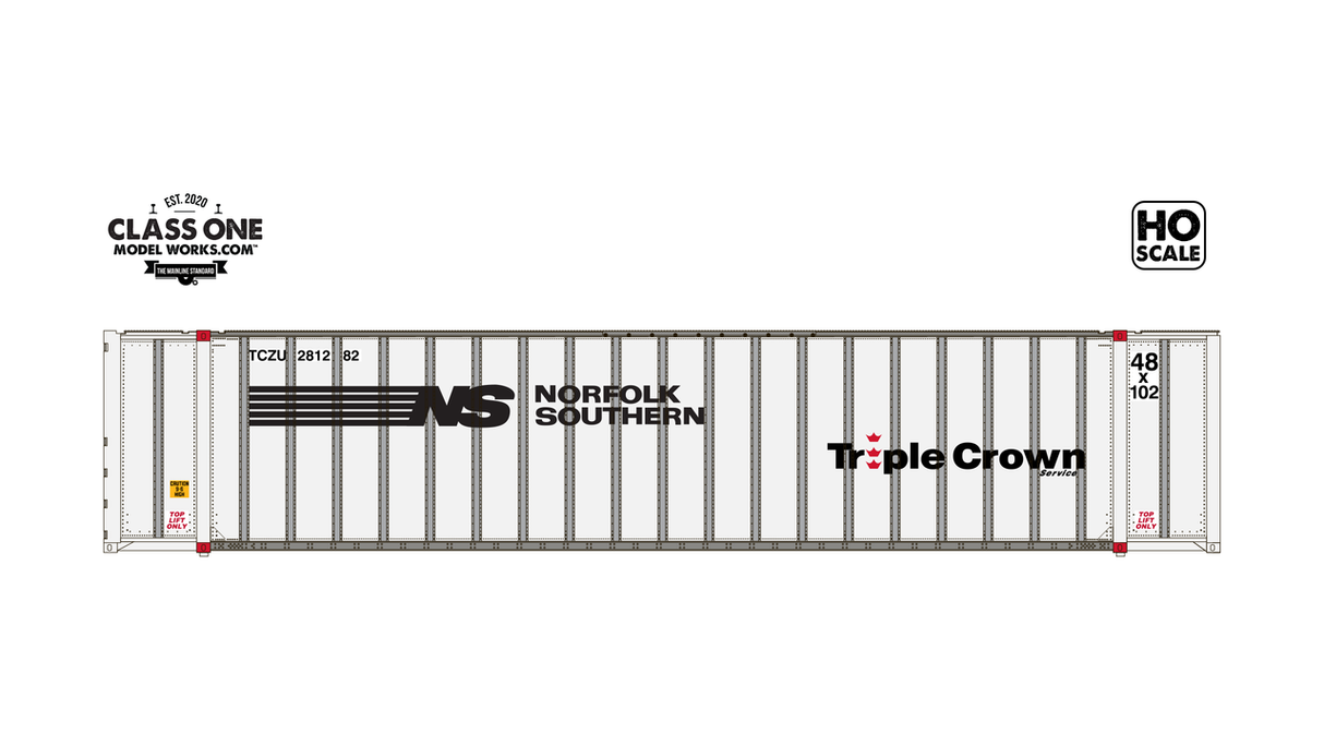 ClassOneModelWorks CT00317 Monon 48′ Exterior Post – Norfolk Southern #281321 HO Scale