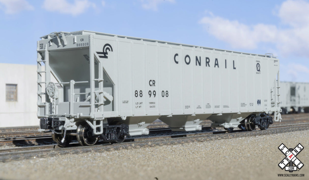 Scaletrains {SXT31823} PS-4785 Covered Hopper C - Conrail Quality #889908 Rivet Counter ScaleTrains  (SCALE=N)  Part # 8003-SXT31823