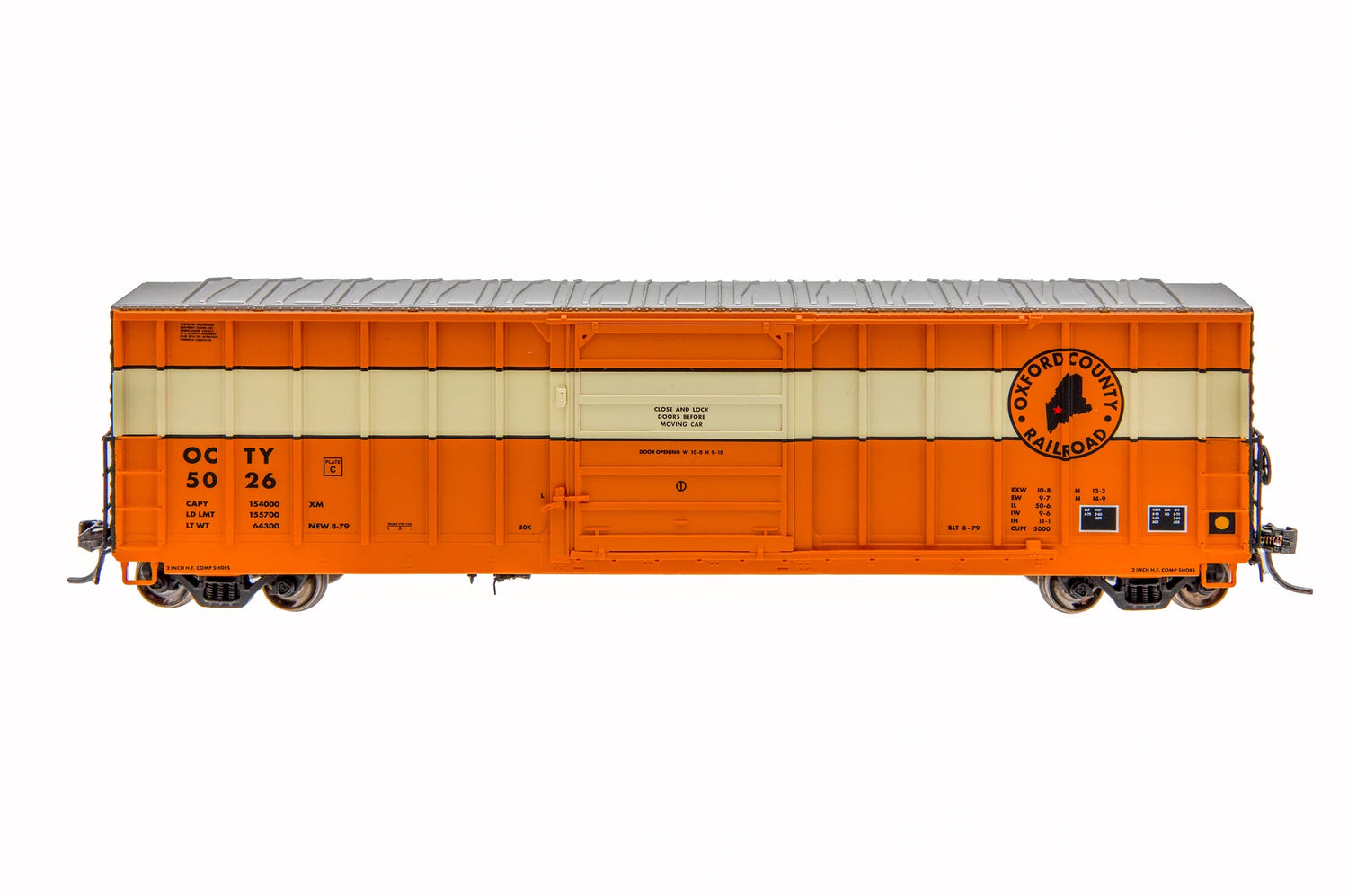 HomeShops HFB-056-002 OCTY Oxford County #5059 Master Line CNCF 5000 Boxcar HO Scale