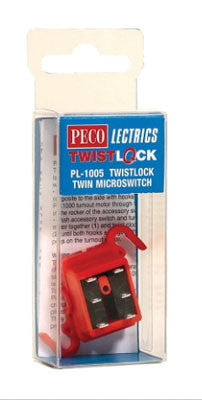 Peco PL-1005 TwistLock Turnout Micro Switch only - PECOLectrics, HO or O Scale # PCO PL-1005