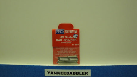 SL-110 Peco /  Replaces SL-8310 Cd 83 Rail Joiners N/S (SCALE=HO ) P Part # PCO-SL-110