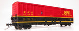 HomeShops HFB-030-001 QNE Quebec and New England #572006 - Rapido PC&F 5258 50' Double Door Box Car HO Scale