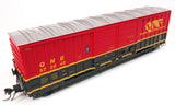 HomeShops HFB-030-001 QNE Quebec and New England #572006 - Rapido PC&F 5258 50' Double Door Box Car HO Scale