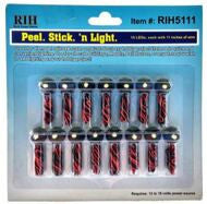 Rock Island Hobby RIH5111 Peel. Stick. 'n Light 15 pack LEDs 5111