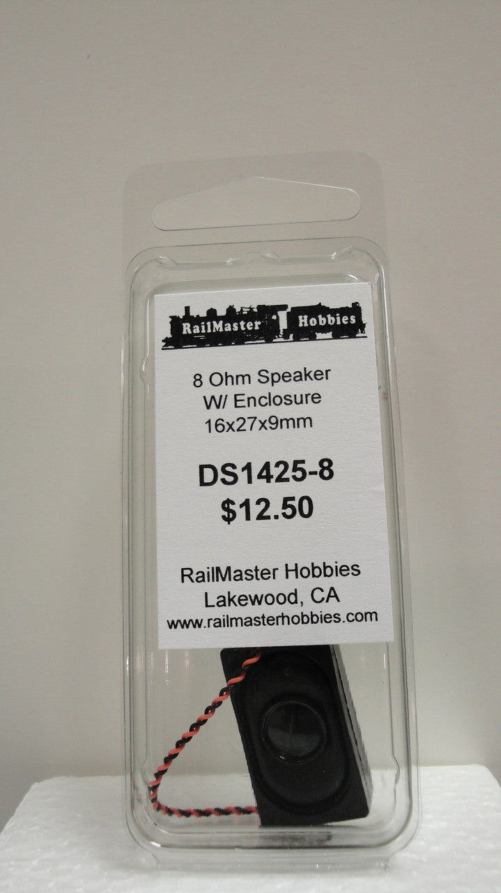 DS1425-8 Rail Master / Speaker Small TO USE in the loco CAB 8 Ohm (Scale=HO) Part # = RMT-DS1425-8