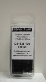 DS1635-100 Rail Master / Speaker 17.7 x 37.45 x 14.5 mm 100 Ohm (Scale=HO) Part # = RMT-DS1635-100