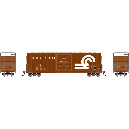 Athearn RND-2081 Exterior Post High Cube Plug Door Box Car, CR Conrail #164379 HO Scale