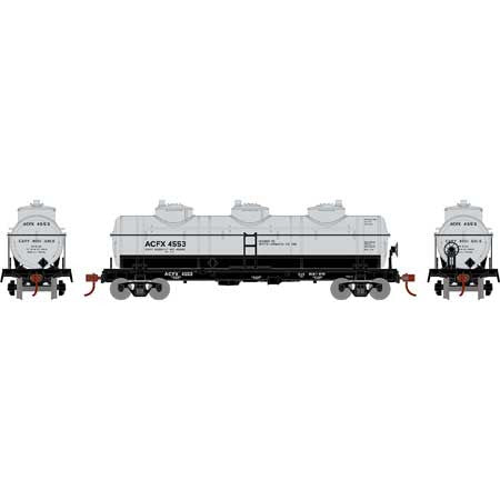 Athearn RND3178 3 Dome Tank Car ACFX #4553 HO Scale