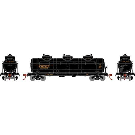 Athearn RND3181 3 Dome Tank Car EJR #3602 HO Scale