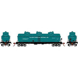 Athearn RND3190 3 Dome Tank Car NATX DeSoto Chemical Coatings #3441 HO Scale