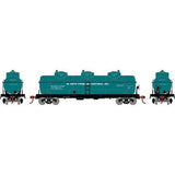 Athearn RND3191 3 Dome Tank Car NATX DeSoto Chemical Coatings #3447 HO Scale