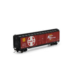 Athearn RND40222 50' OB Plug Door Box, Santa Fe ATSF #525521 HO Scale