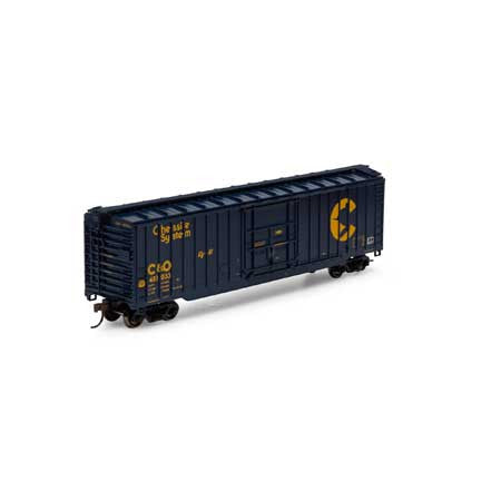 Athearn RND40228 50' OB Plug Door Boxcar, C&O - Chessie System #481033 HO Scale