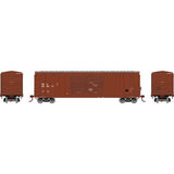 Athearn RND97980 50' FMC 5283 DD Boxcar, CN Canadian National #555017 HO Scale