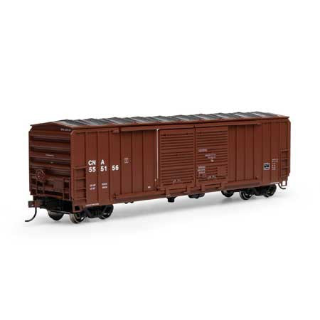 Athearn RND97982 50' FMC 5283 DD Boxcar, CN Canadian National #555156 HO Scale