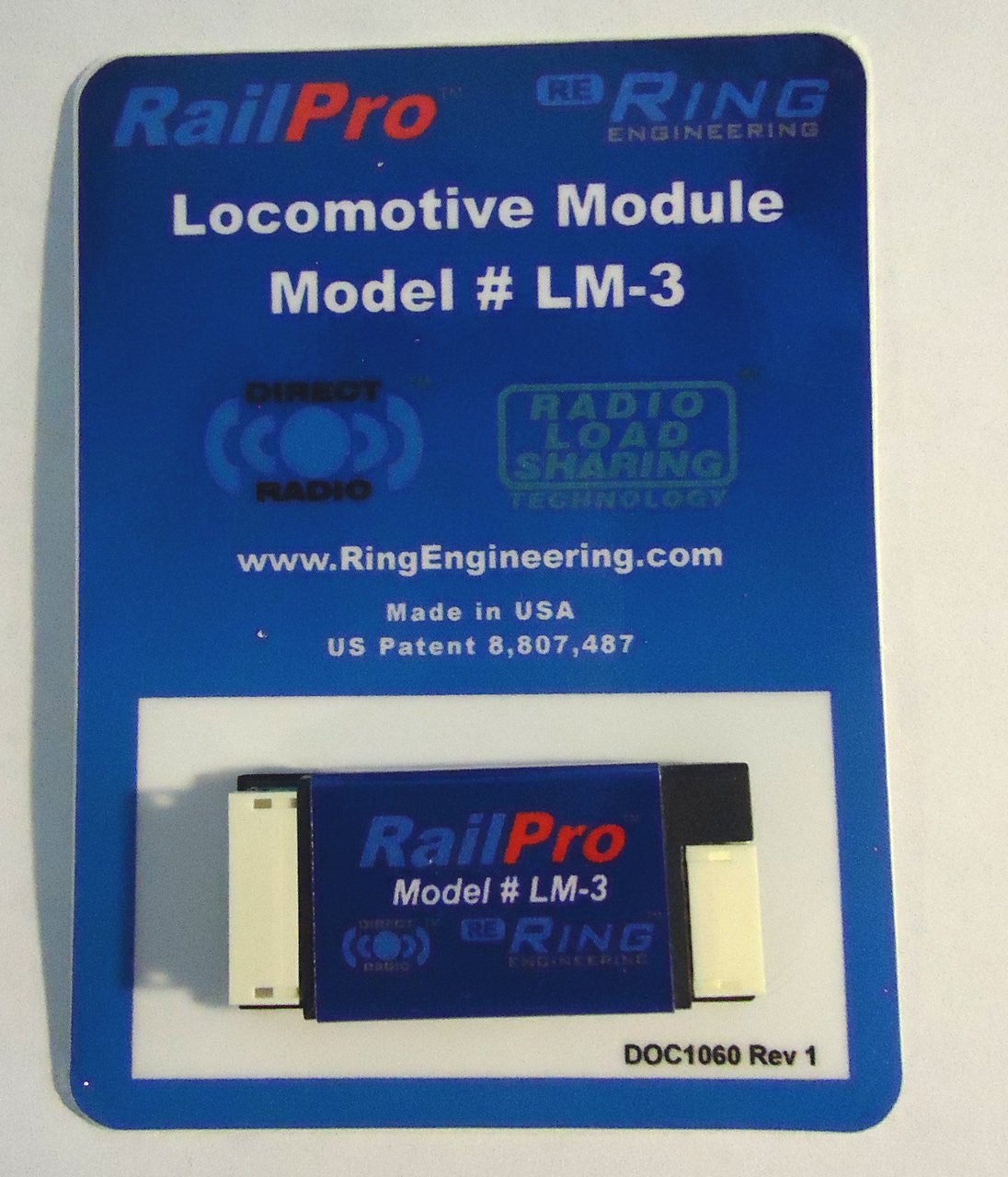 LM3 Ring Engineering / RailPro loco Mod without Sound (Scale=HO) YANKEEDABBLER Part # = 634-LM3