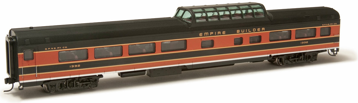 Estate Sale Used As Is RailSmith- GN Great Northern Empire Builder Dome Coach #1324 N Scale