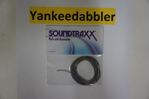 810145 Soundtraxx /  Ultra-Flexible 30AWG Wire, Gray (SCALE=ALL) Part # = 678-810145