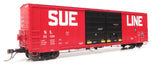 HomeShops HFB-032-002 SL Sue Line #23023 - Rapido PC&F 5258 50' Double Door Box Car HO Scale