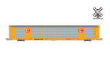 Scaletrains {SXT32149} Gunderson Multi-Max Autorack KCS - Kansas City Southern - Yellow - CTTX #695154 Rivet Counter ScaleTrains  (SCALE=HO)  Part # 8003-SXT32149
