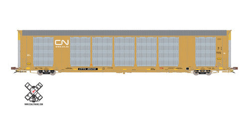 Scaletrains SXT32745 Gunderson Multi-Max Autorack Canadian National/White Logo/CTTX (Run 2) #694116  HO Scale