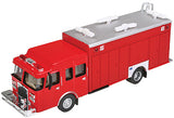 ECC - ECC-08 Hazardous Materials Fire Truck lighted by East Coast Circuits HO Scale